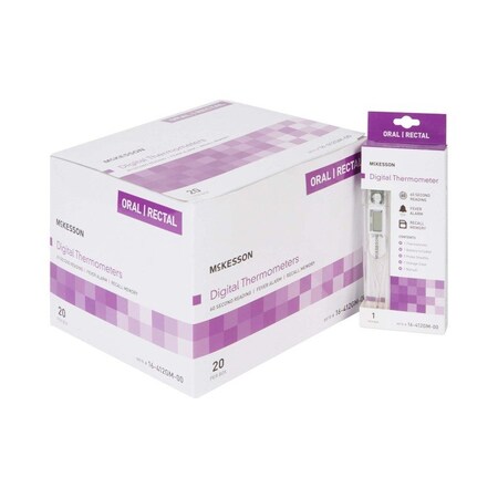 Mckesson Digital Thermometer, 20PK 16-412GM-00
